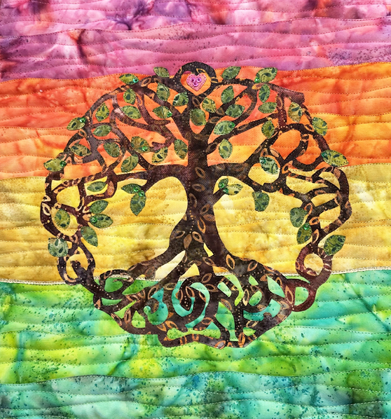 Tree of Life AppliQuilt Art