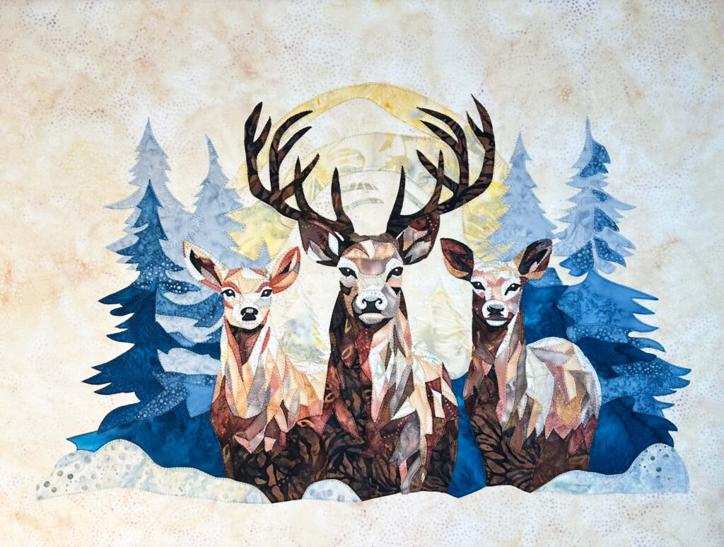 Wild Gathering Fabric Collage