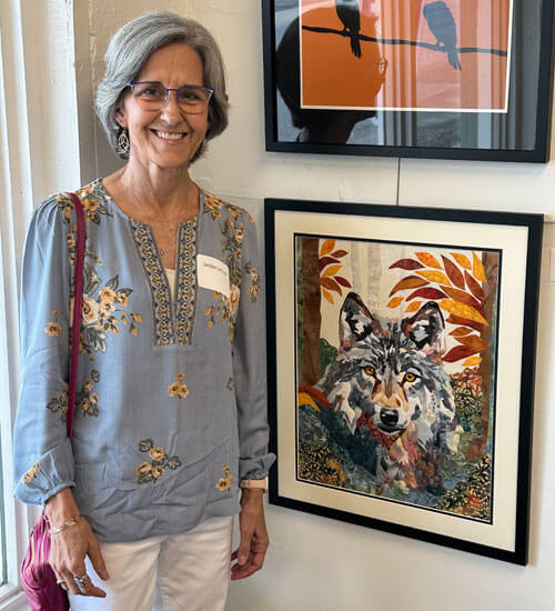 Debbie LaChusa Fabric Collage Artist